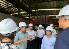 熱烈歡迎新余市水利局局長謝海峰一行領(lǐng)導(dǎo)蒞臨我司參觀指導(dǎo)！