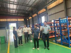 蘆溪水務(wù)總經(jīng)理劉慈華，易總監(jiān)等蒞臨我司參觀交流并指導(dǎo)工作